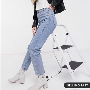 ASOS Stradivarius slim mom jean with stretch